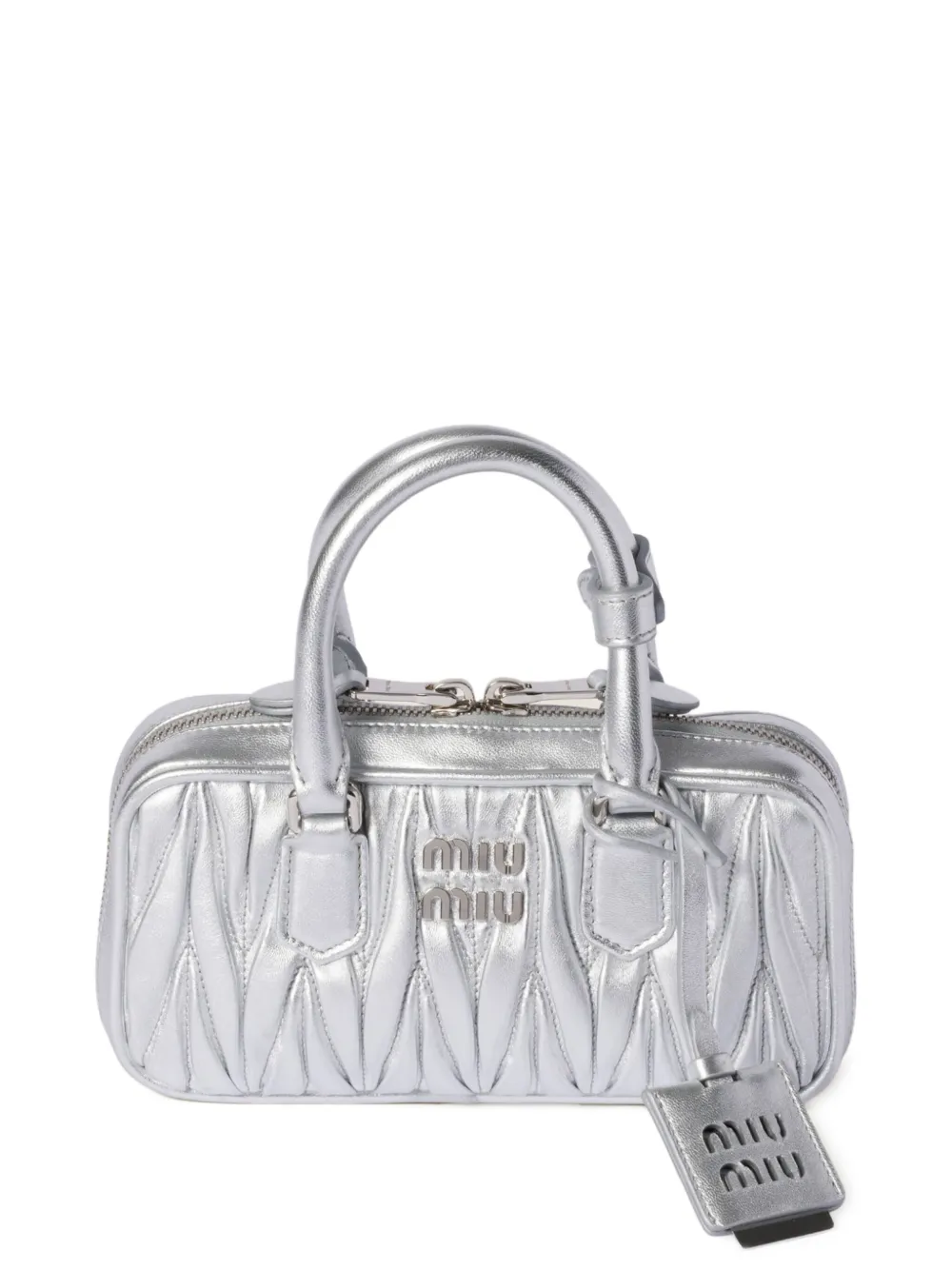 Miu Arcadie mini-tas Zilver