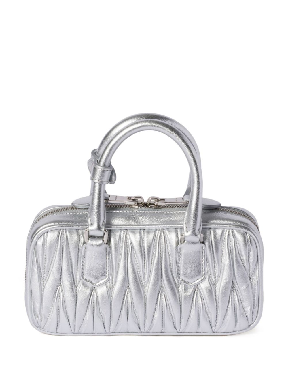 Miu Miu Arcadie mini-tas - Zilver