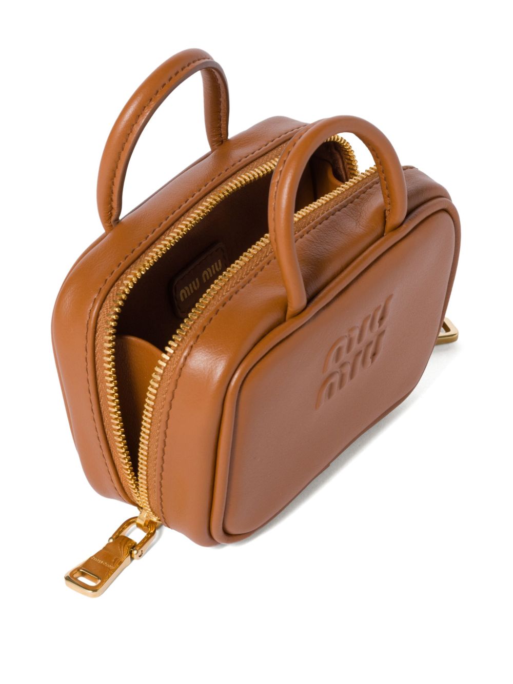 Miu Miu Leren tas - Bruin