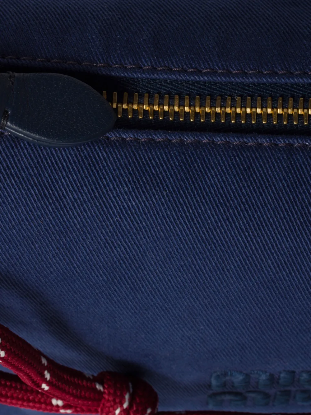 Miu Gabardine mini-tas Blauw