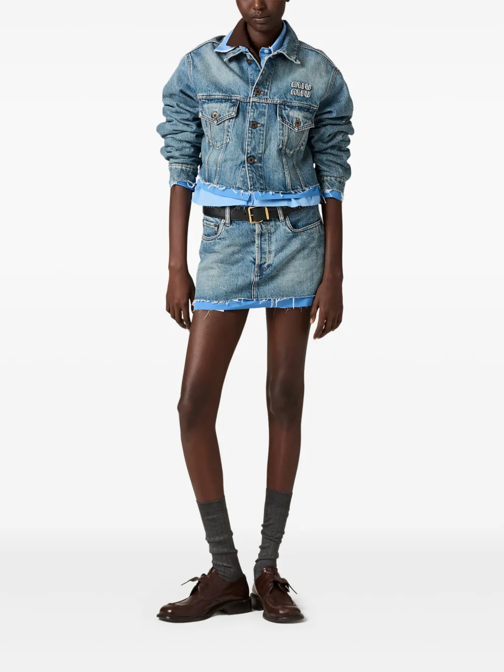 Miu Miu Denim jack - Blauw