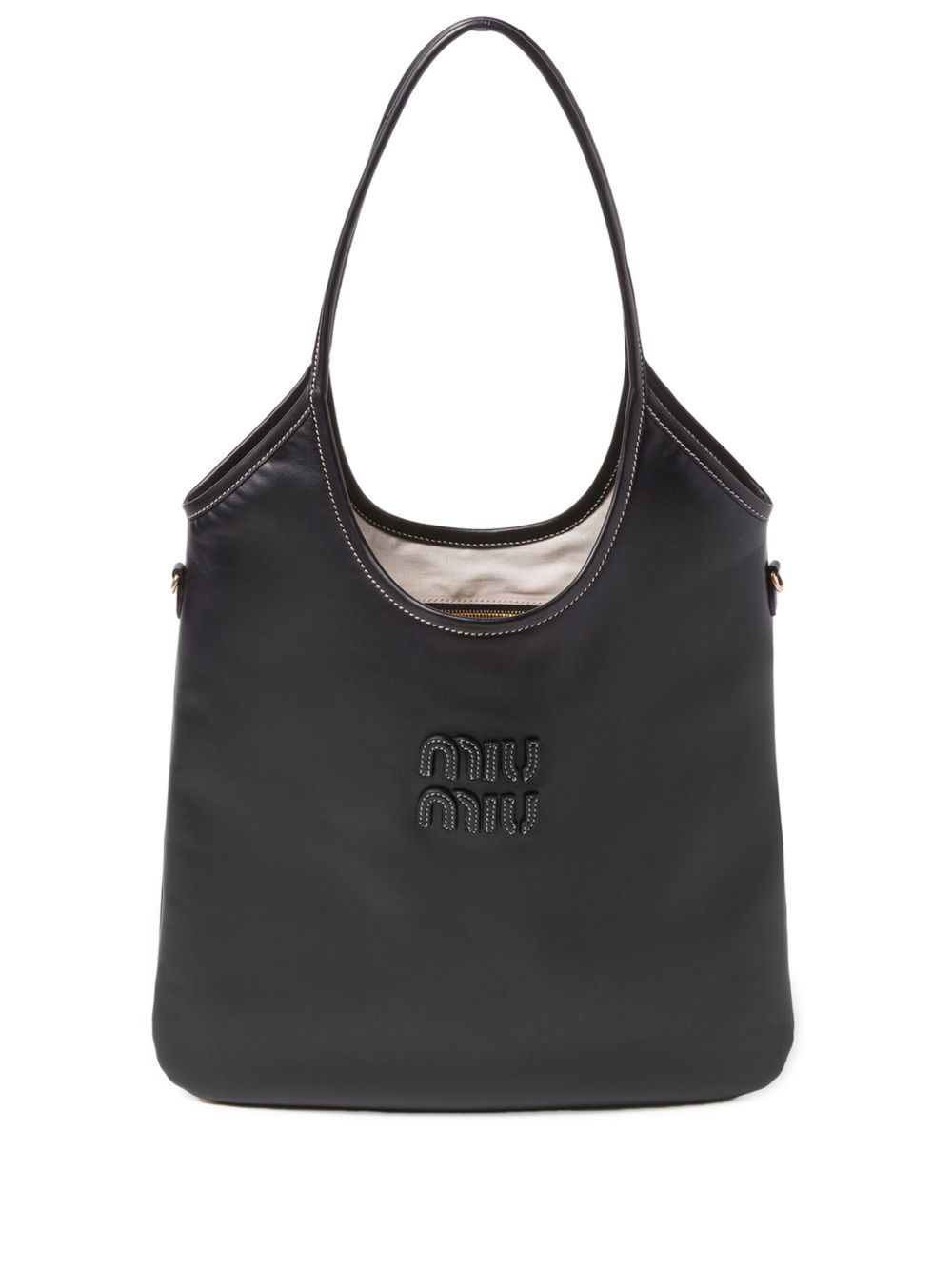 Miu Ivy shopper Zwart