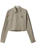 Miu Miu checked shirt - Green