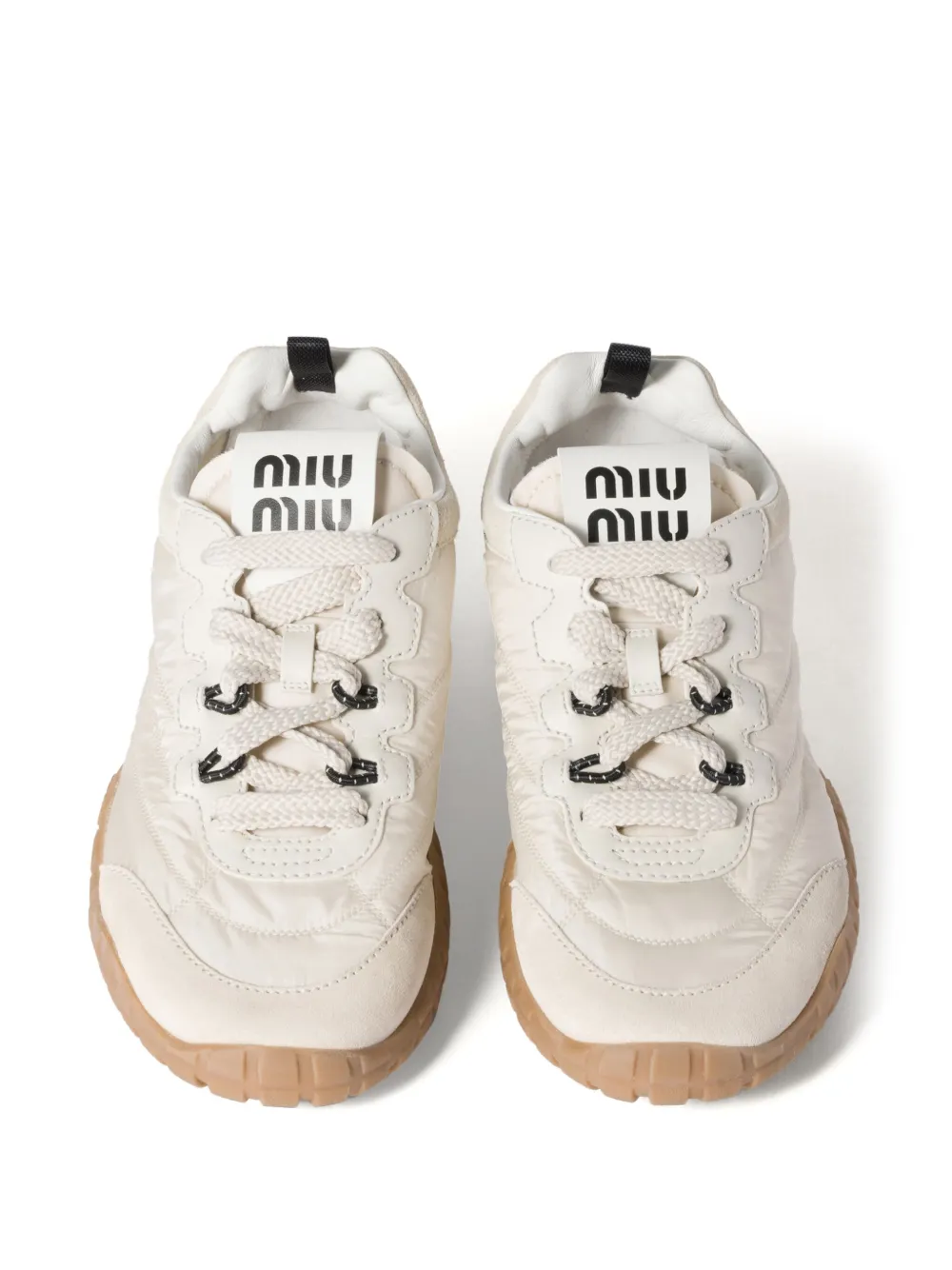 Miu Tyre trainers Neutrals