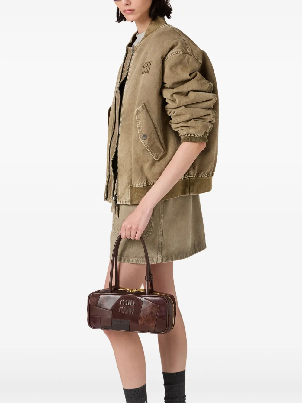 Miu Miu Borsa tote Beau con design patchwork | Borse tote | Image 3