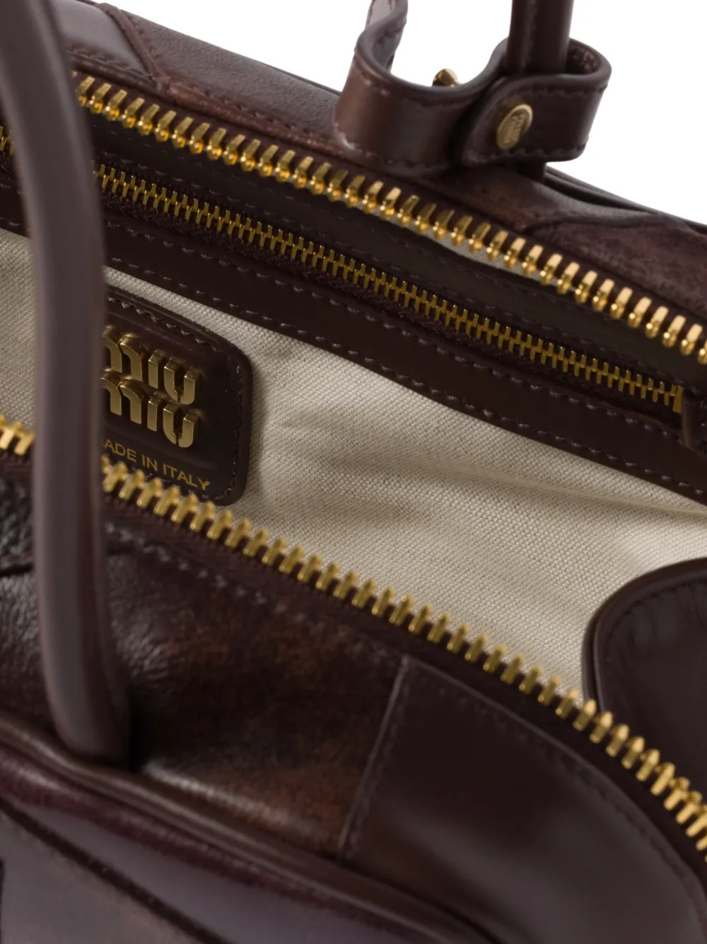 Miu Miu Borsa tote Beau con design patchwork | Image 7