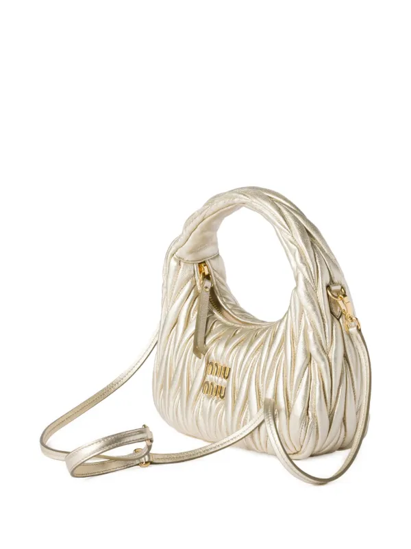 Miu Miu Wander Tote Bag | Gold | FARFETCH