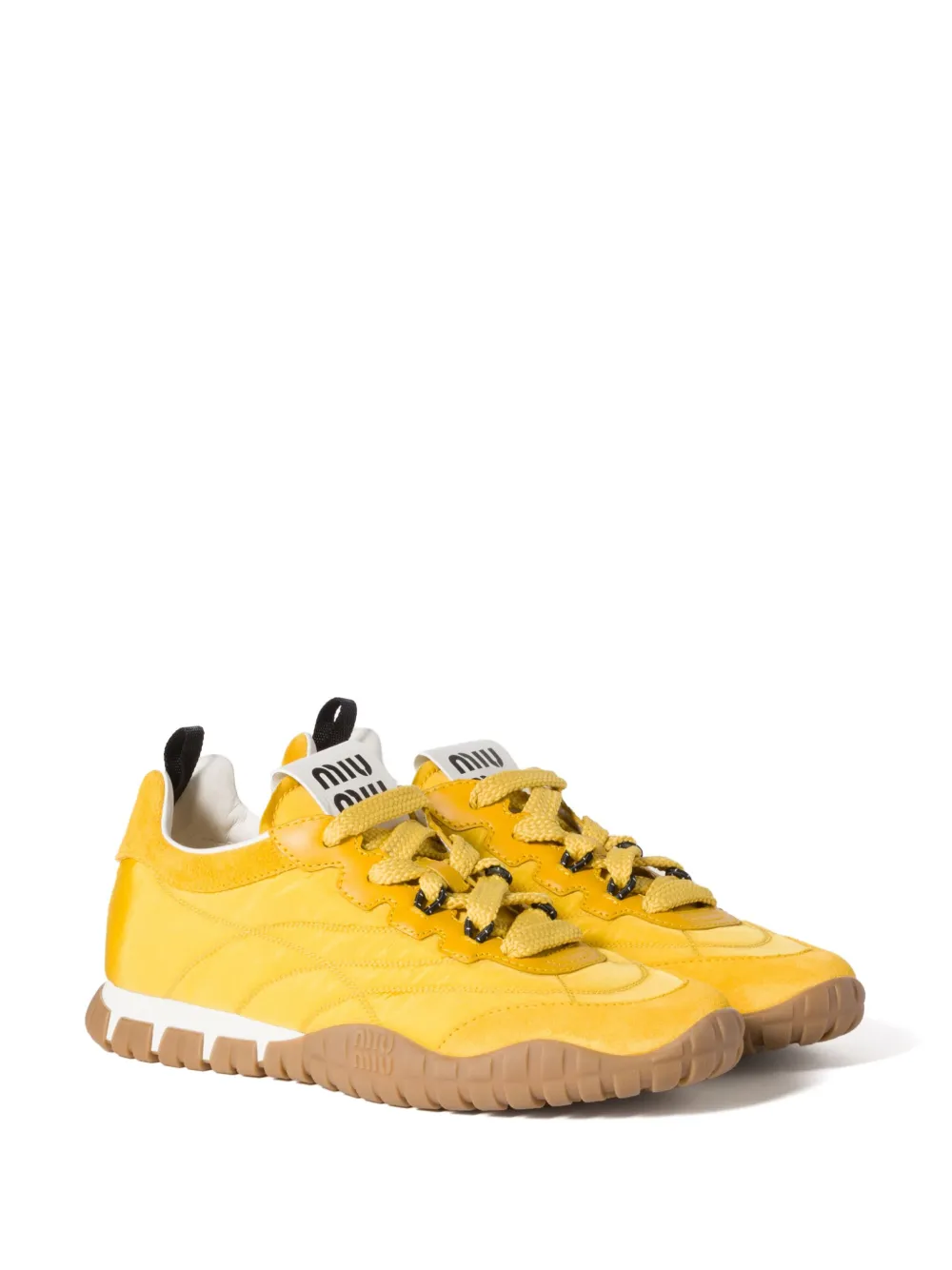 Miu Miu Tyre sneakers - Geel