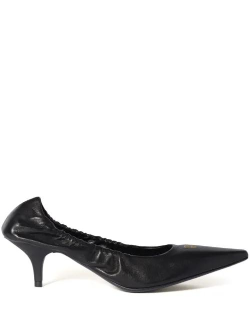 Miu Miu escarpins en cuir - Noir - Miu Miu - Modalova