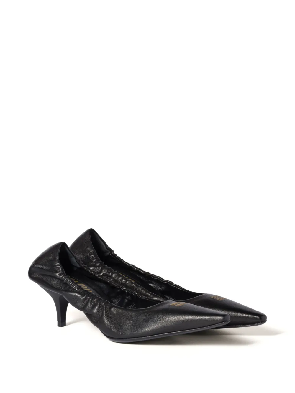 Miu Miu Leren pumps - Zwart