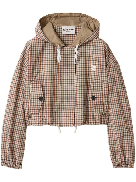 Miu Miu vichy-check jacket