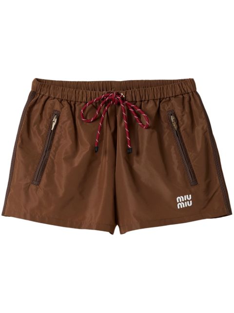 Miu Miu technical-fabric shorts