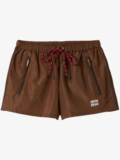 Miu Miu technical-fabric shorts