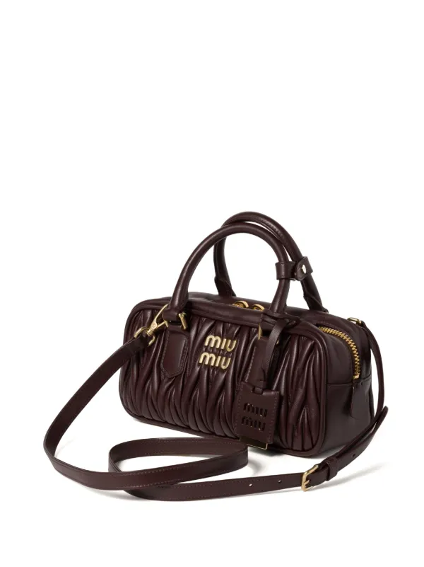 Miu Miu Arcadie Shoulder Bag | Brown | FARFETCH