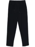 Giorgio Armani pleat-detailing linen trousers - Blue