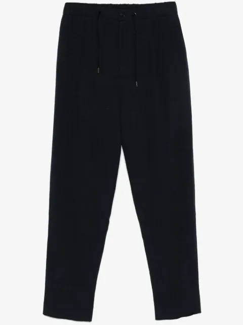 Giorgio Armani pleat-detailing linen trousers