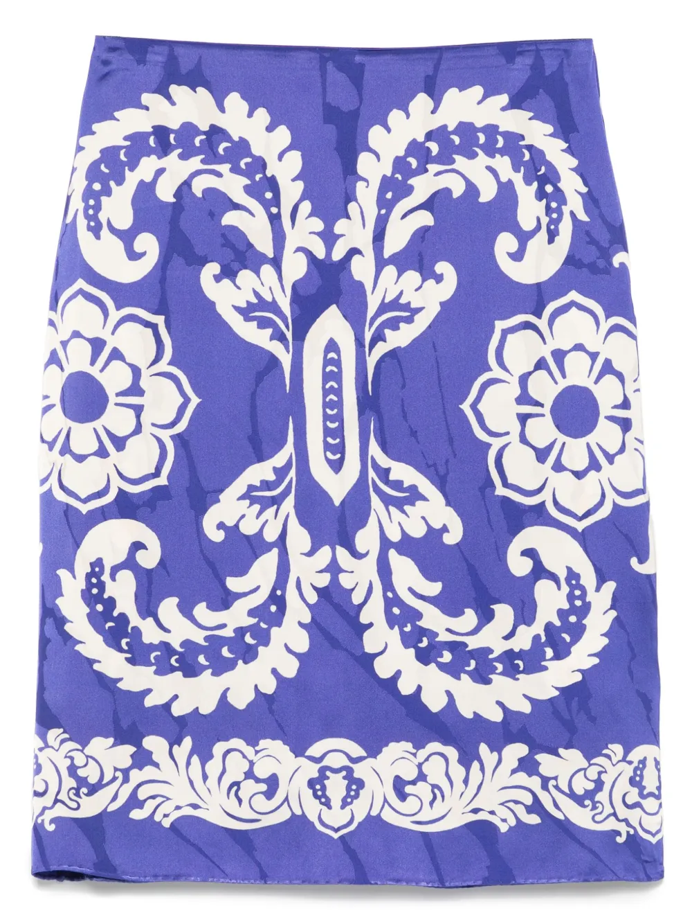 ETRO Mini-rok met paisley-print Blauw