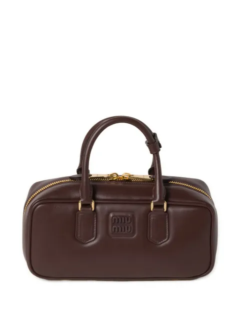 Miu Miu Arcadie leather tote bag
