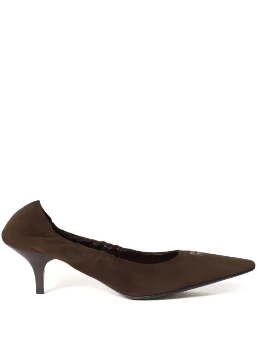 Miu Miu escarpins en daim - Marron - Miu Miu - Modalova