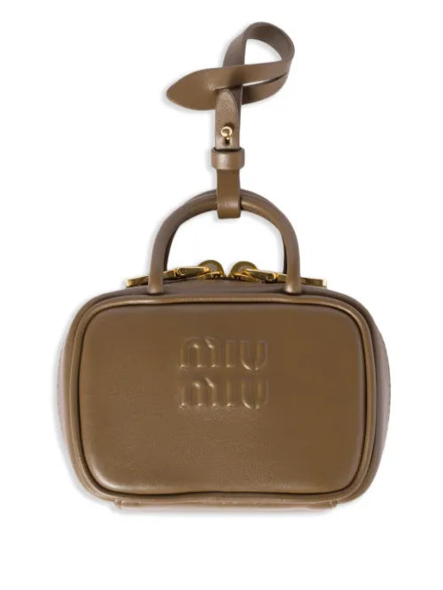 Miu Miu porte-clé en cuir - Vert - Miu Miu - Modalova