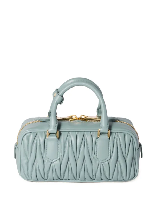 ミュウミュウ/関税送料込み ARCADIE MATELASSE TOTE BAG Miu Miu Arcadie Matelassé Tote Bag | Neutrals | FARFETCH