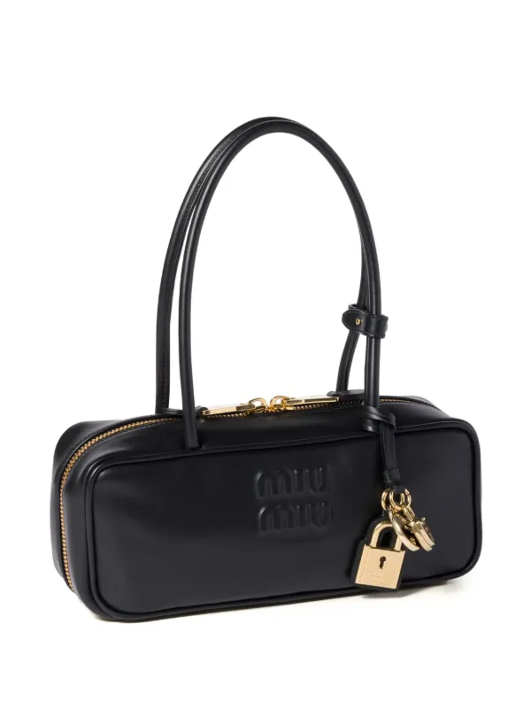 Miu Miu Beau Shoulder Bag | Black | FARFETCH