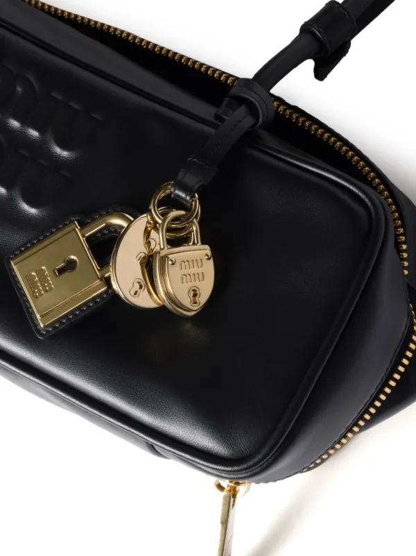 Miu Miu Beau Shoulder Bag | Black | FARFETCH