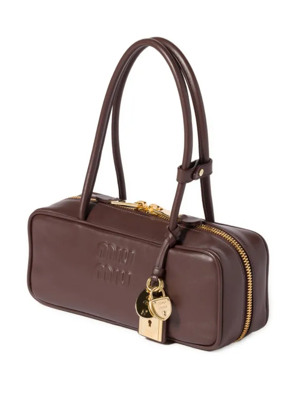 Miu Miu Beau Shoulder Bag | Brown | FARFETCH