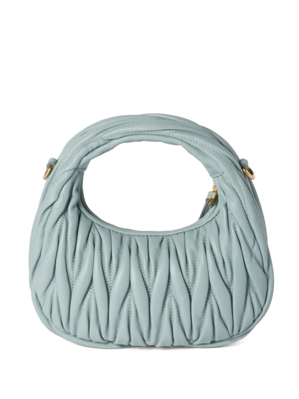 Miu Miu Wander Hobo Bag In Grün