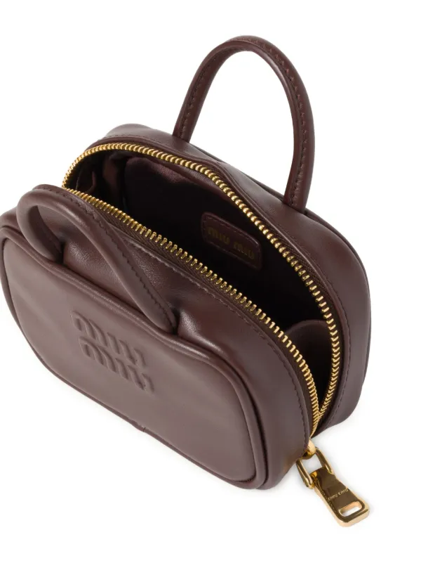 Miu Miu】Leather Beau bag レザーボーバッグ (MiuMiu