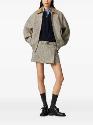 Miu Miu ブルゾン(その他) ライトグレー 2138825J0039 Miu Miu(ミュウミュウ)ウィメンズ ジャケット&ブルゾン