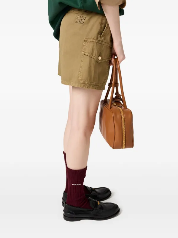 Miu Miu ショートパンツ | グリーン | FARFETCH JP