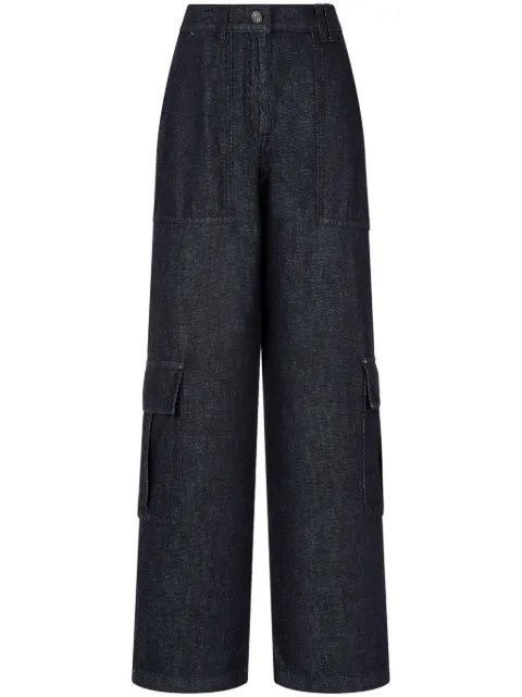 STUDIO TOMBOY jeans cargo con diseño ancho