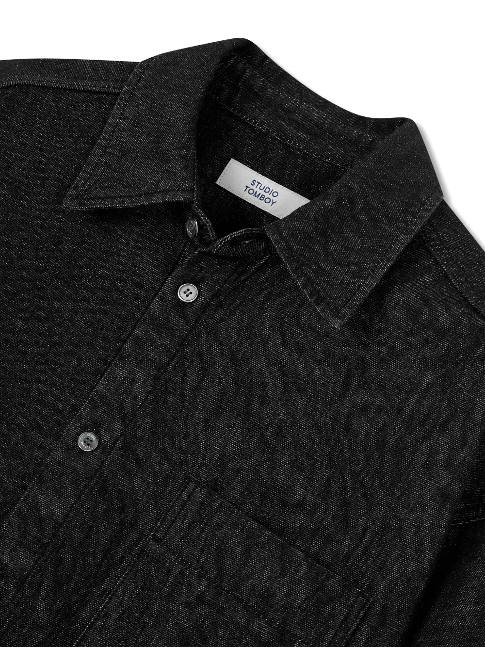 STUDIO TOMBOY Blouse met lange mouwen Zwart