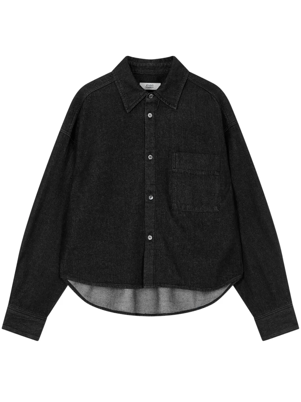 STUDIO TOMBOY Blouse met lange mouwen Zwart