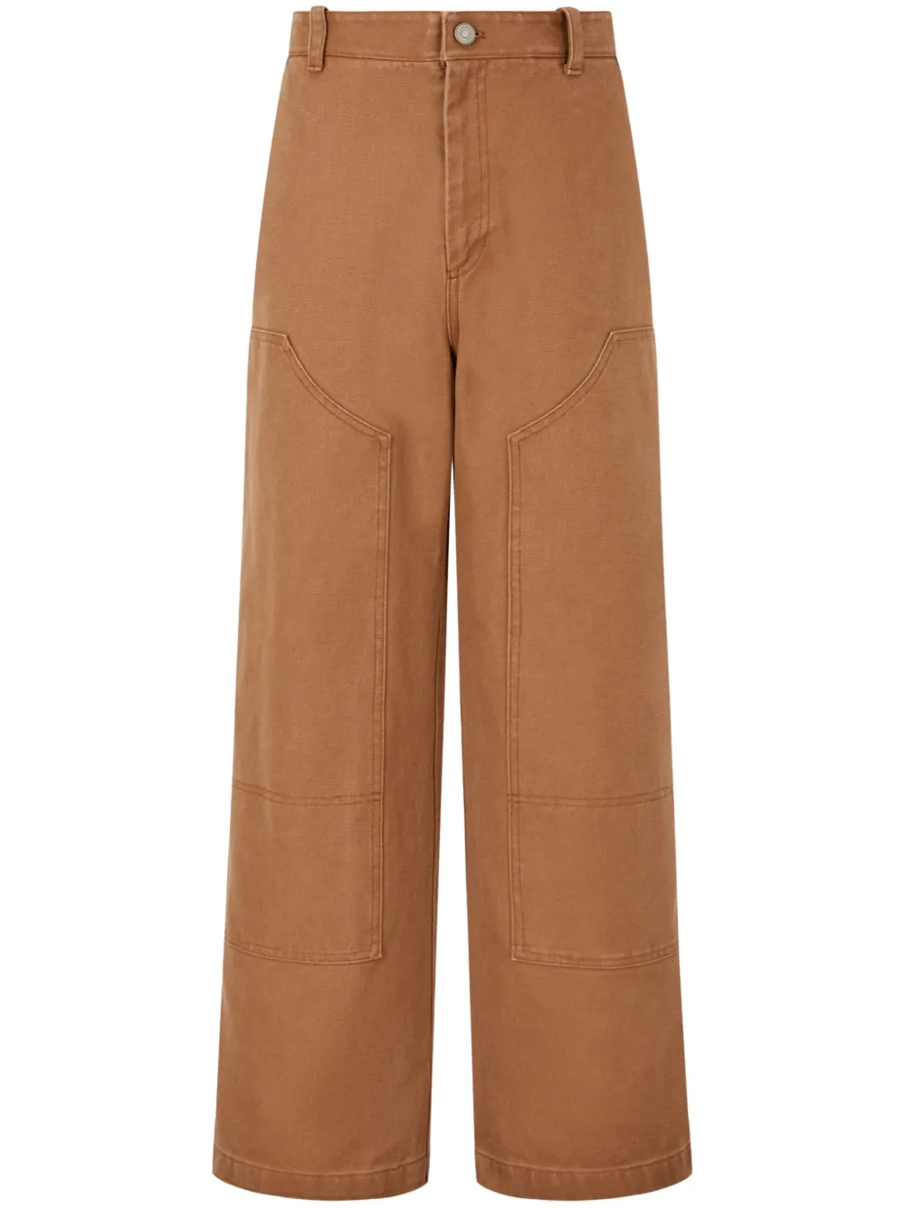 oversized pocket cotton pants