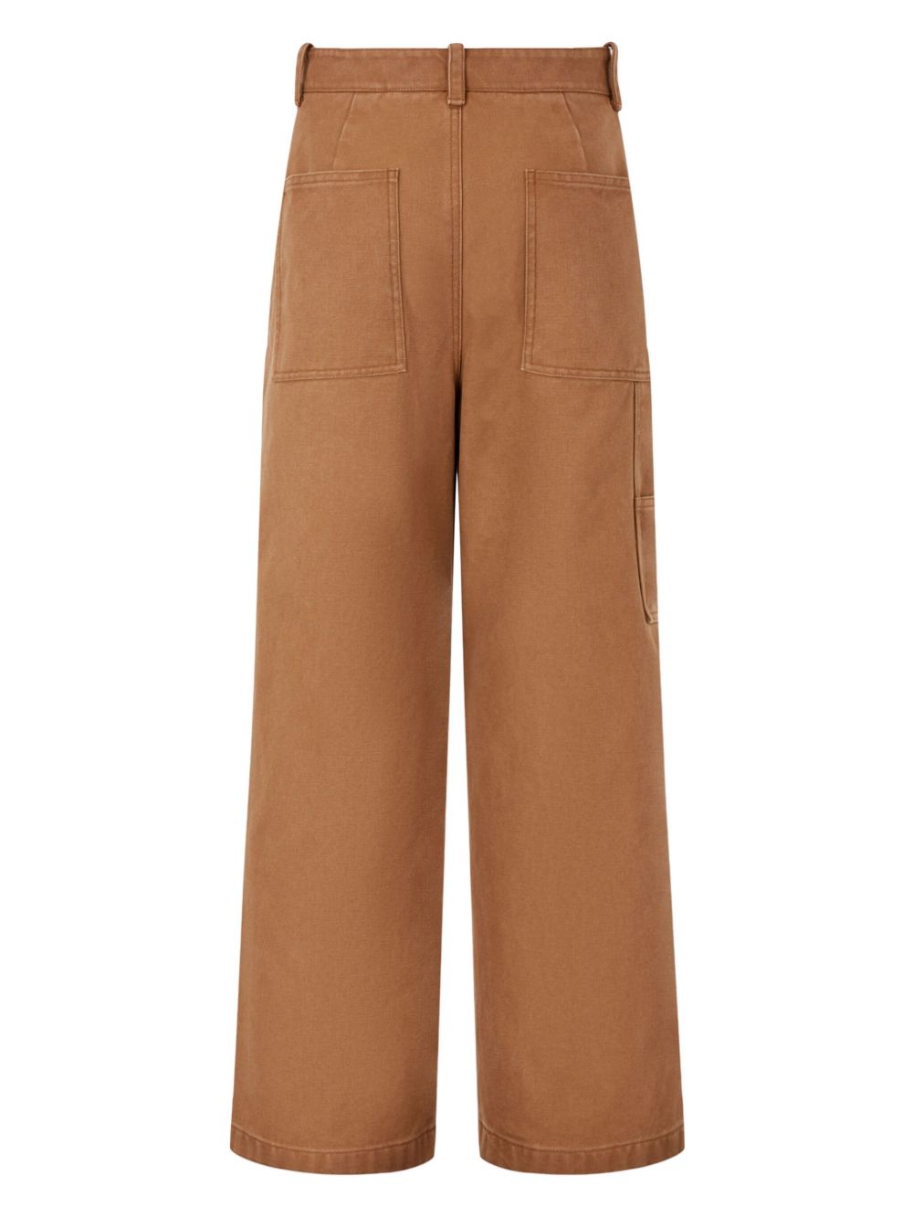 STUDIO TOMBOY oversized pocket cotton pants - Bruin