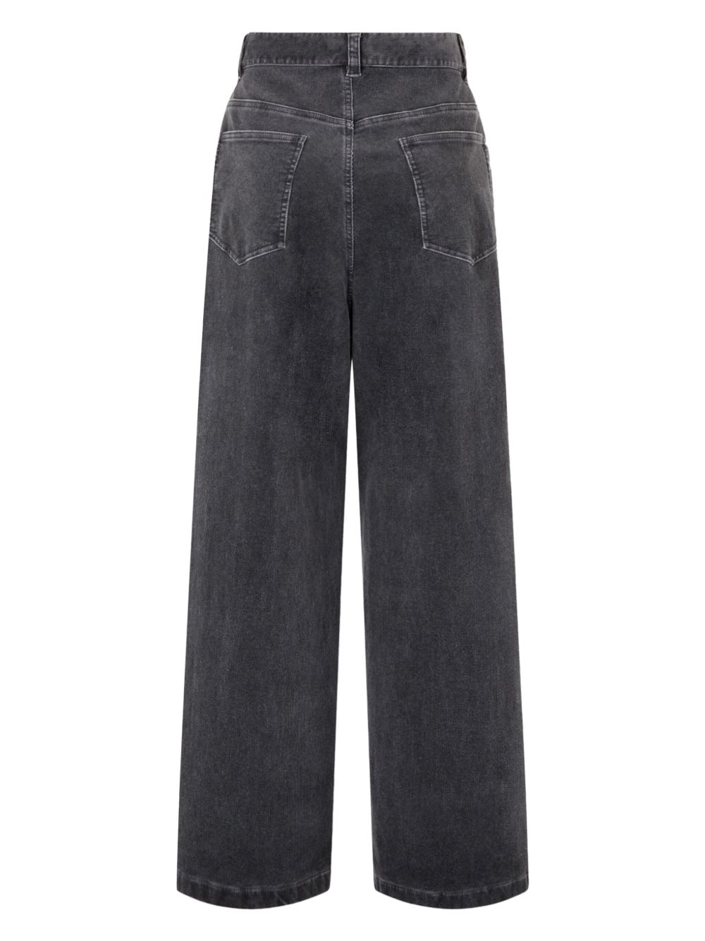 STUDIO TOMBOY high-waisted straight-leg trousers - Grijs