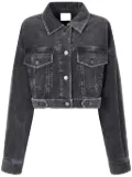 STUDIO TOMBOY corduroy cropped jacket - Grey