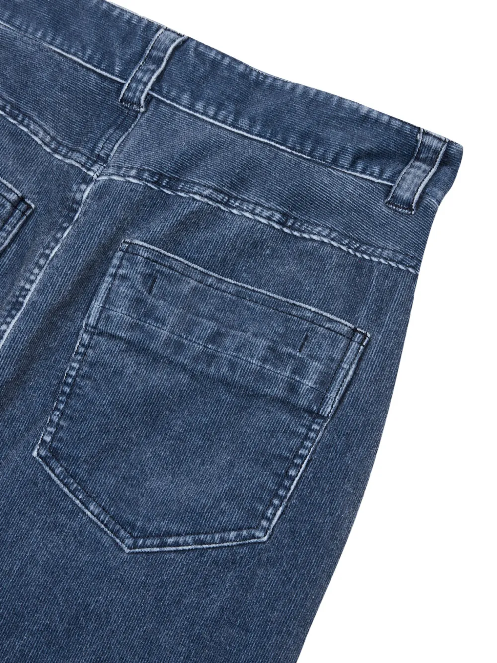 STUDIO TOMBOY Ribfluwelen maxi-rok Blauw