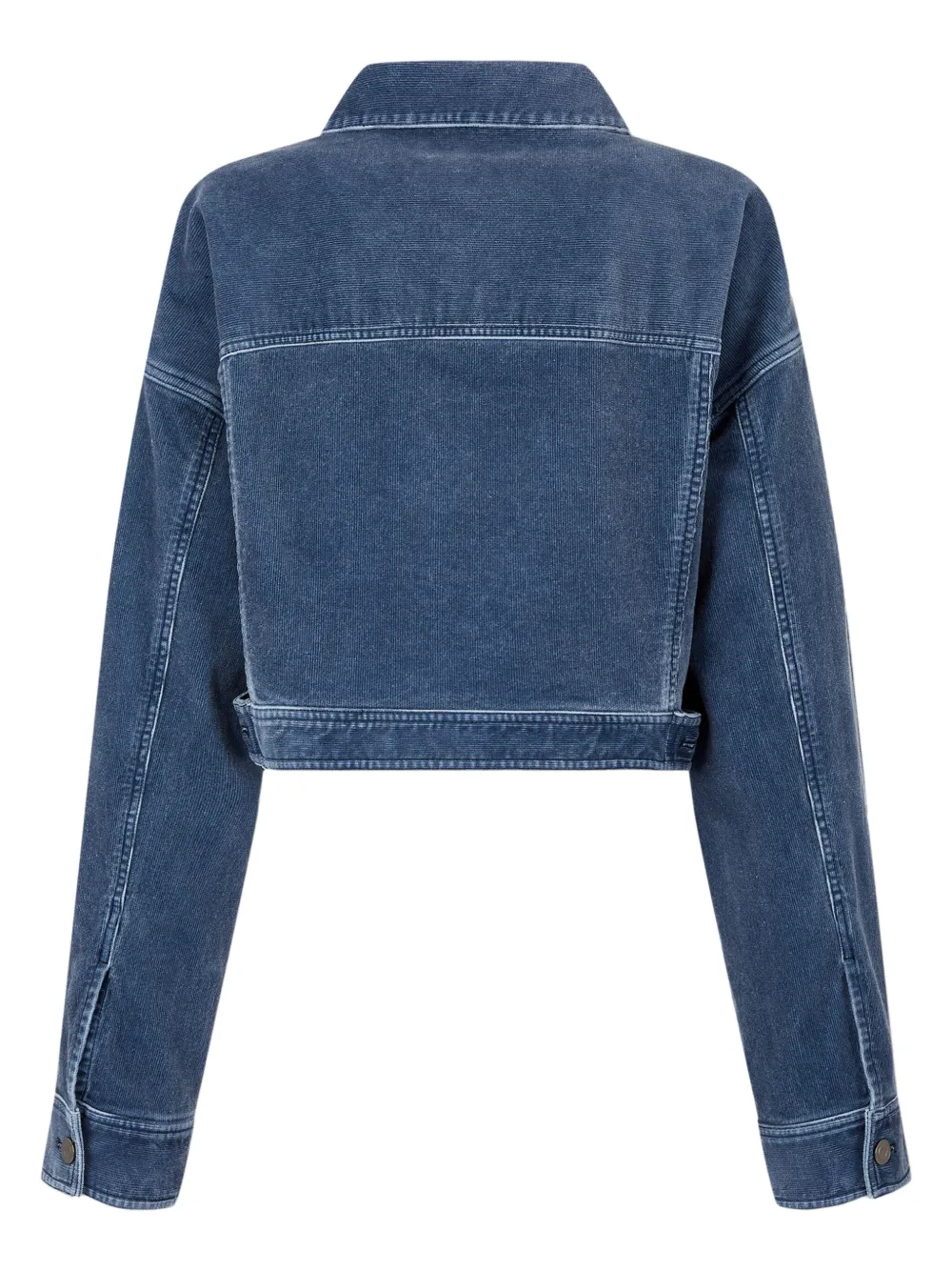 STUDIO TOMBOY corduroy cropped jacket - Blauw