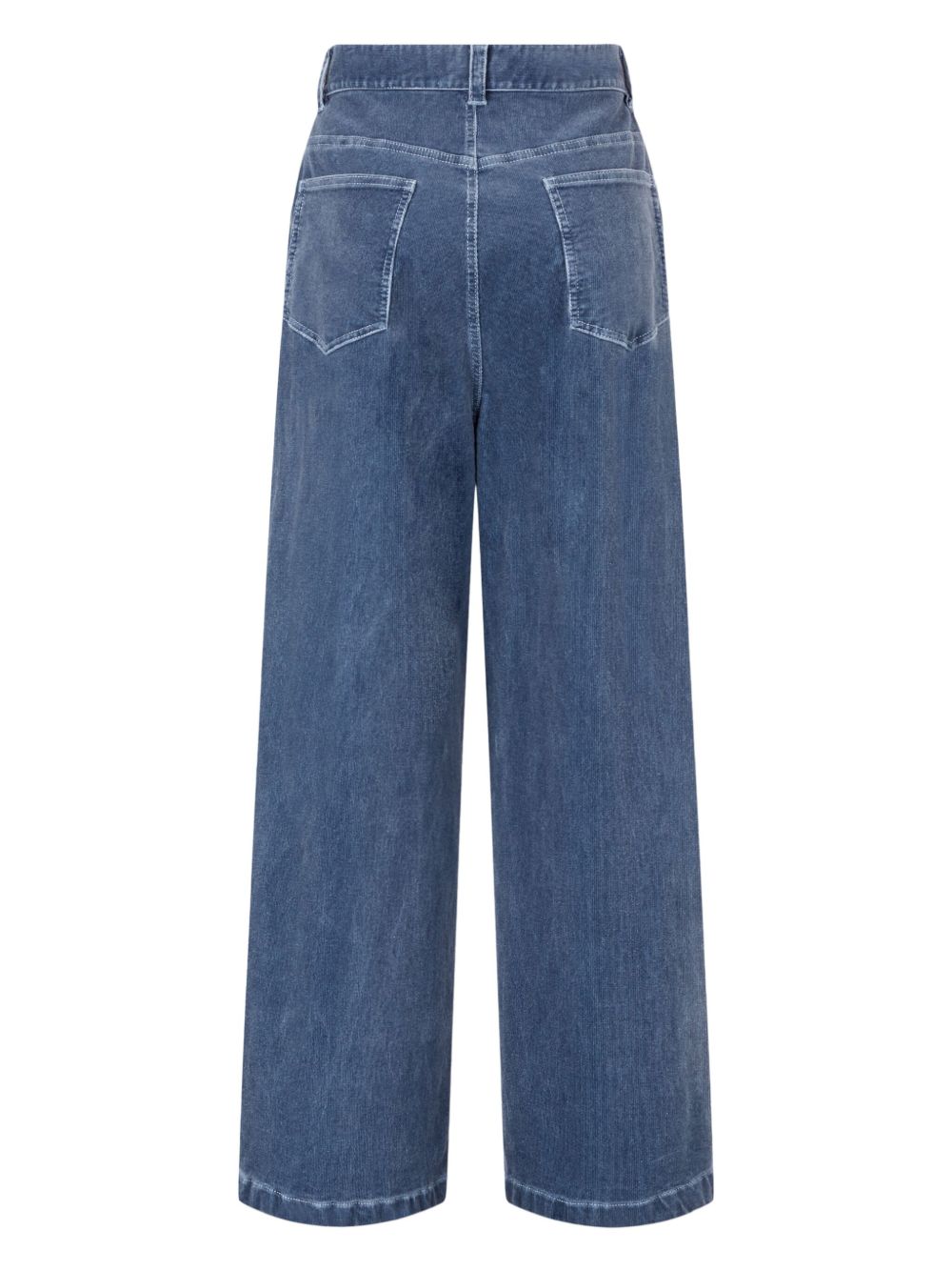 STUDIO TOMBOY high-waist corduroy pants - Blauw