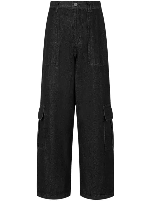 STUDIO TOMBOY high-waist denim cargo pants 