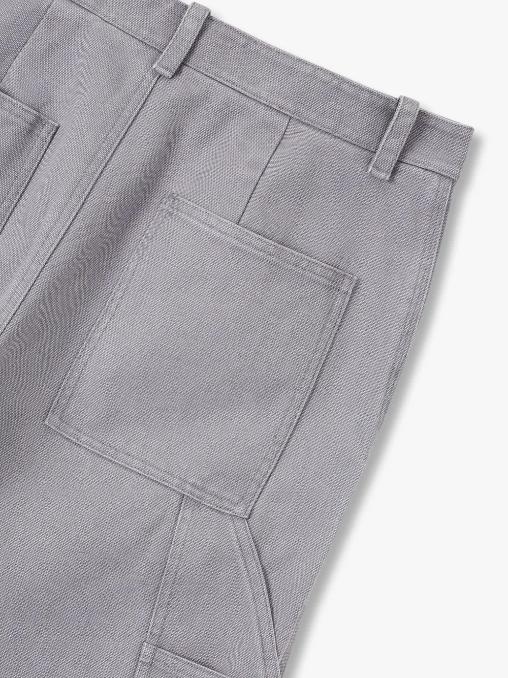 STUDIO TOMBOY Ruimvallende broek met logopatch Grijs