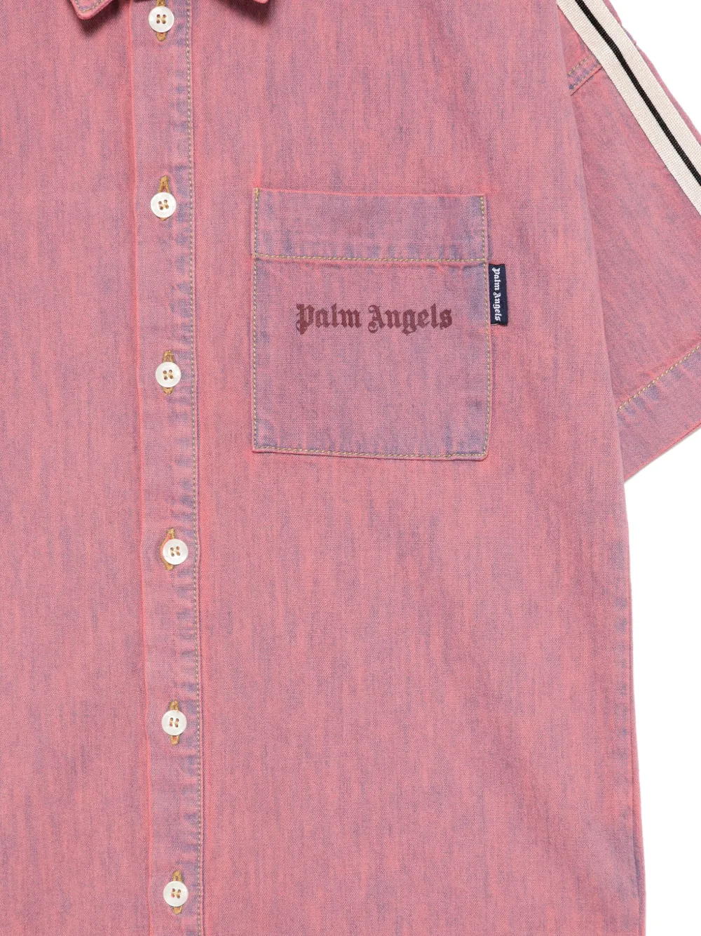 Palm Angels Kids Jurk met logoprint Roze