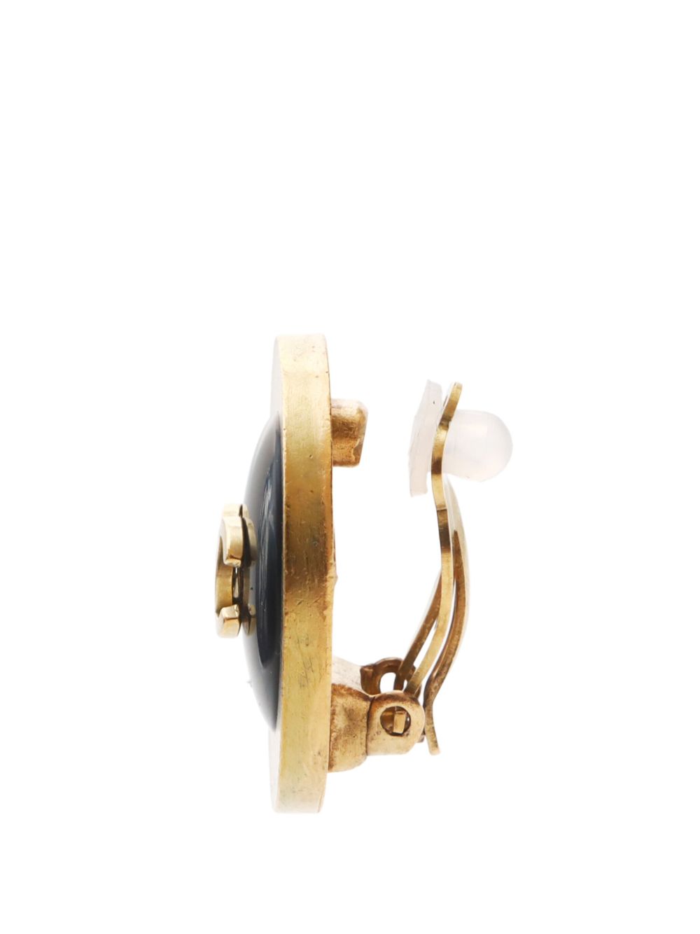 CHANEL Pre-Owned 1994 oorclips met logo - Goud