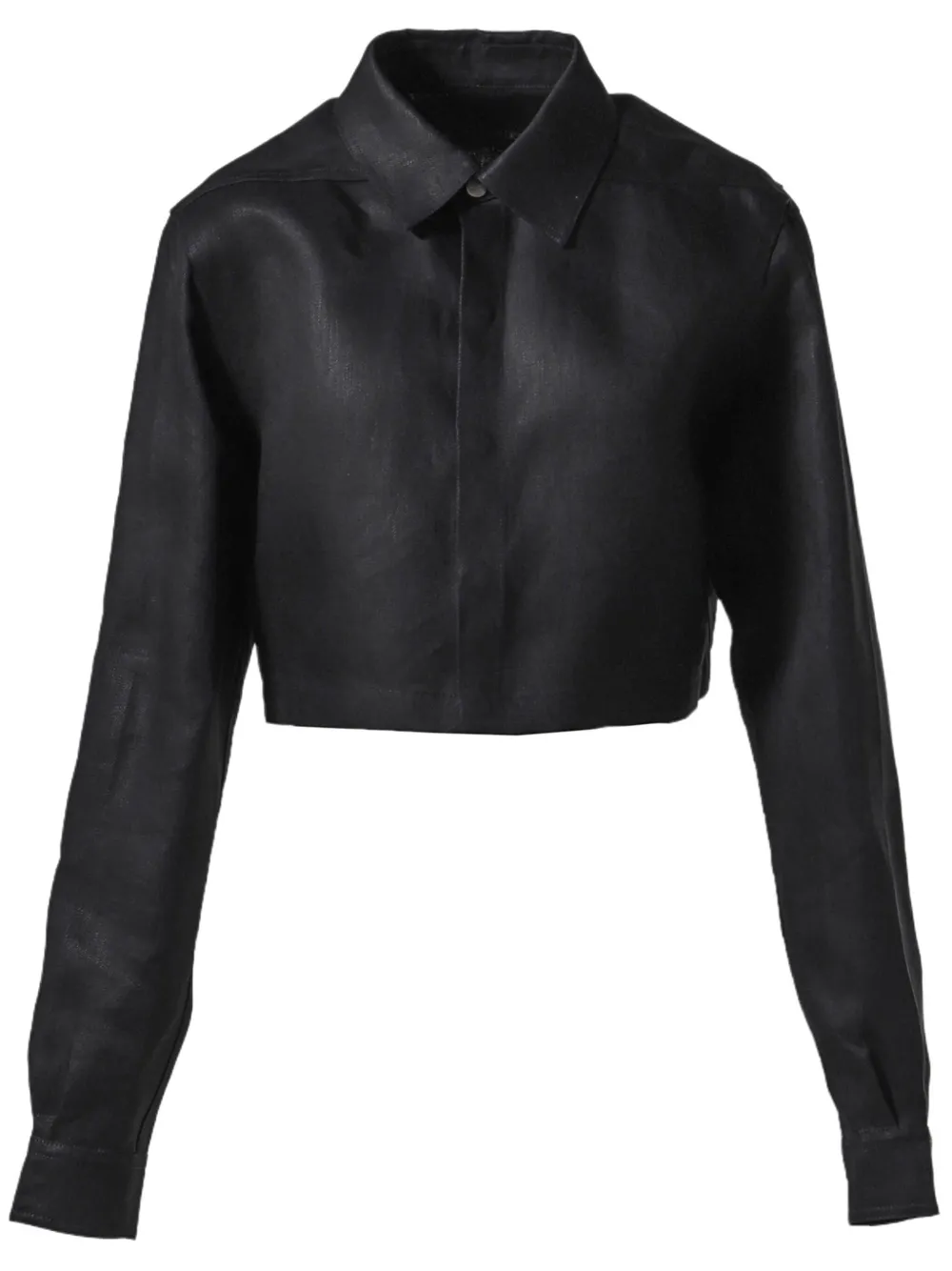 Rick Owens cropped jacket | Black | Image 1