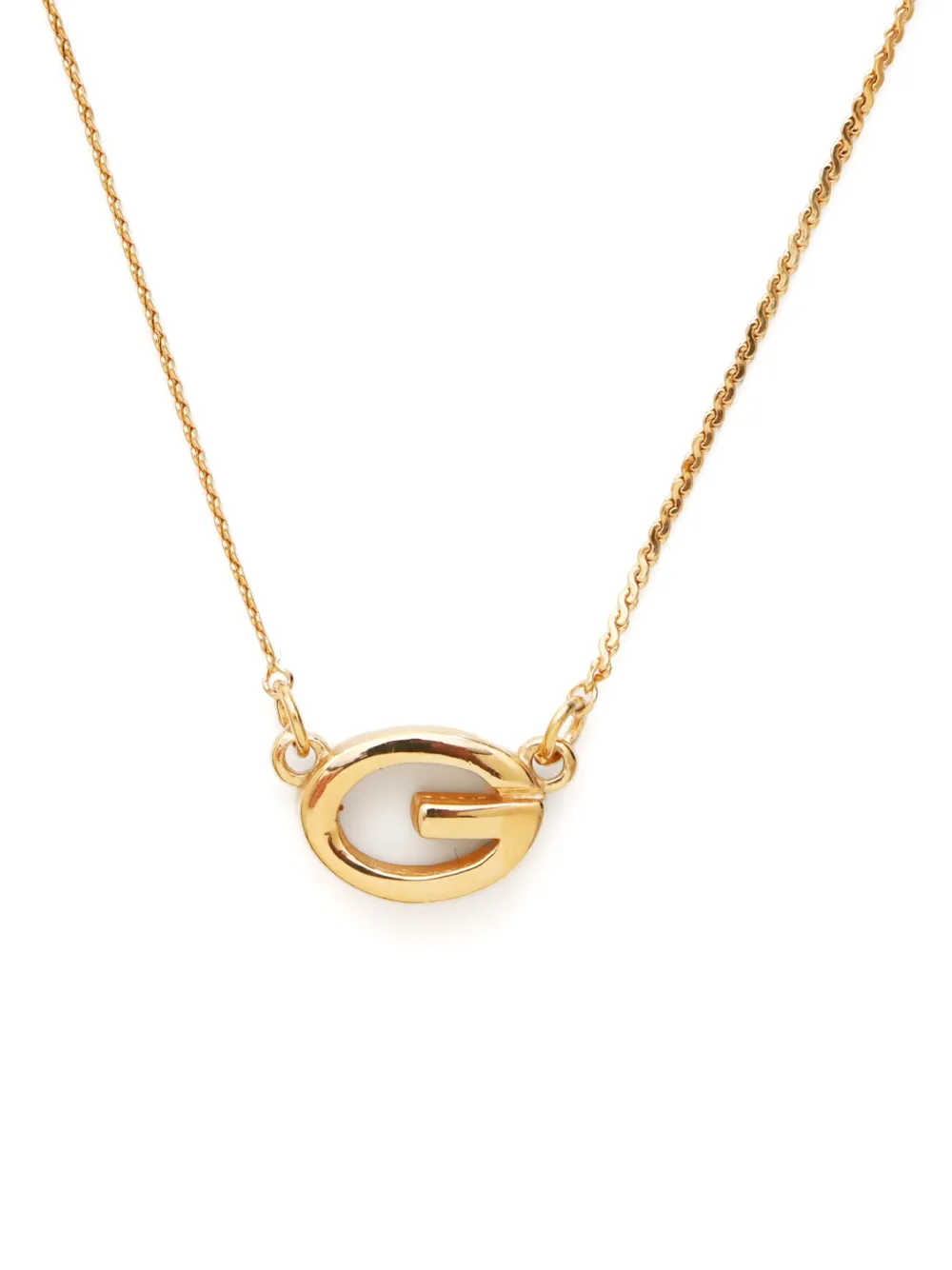 Givenchy Pre-Owned 2000s halsketting met G-logo - Goud