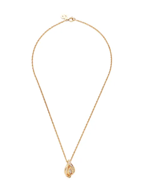 Christian Dior Pre-Owned 2000s rhinestone-embellished necklace