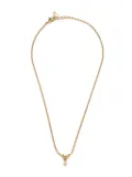 Christian Dior Pre-Owned 2000s rhinestone-embellished necklace - Gold